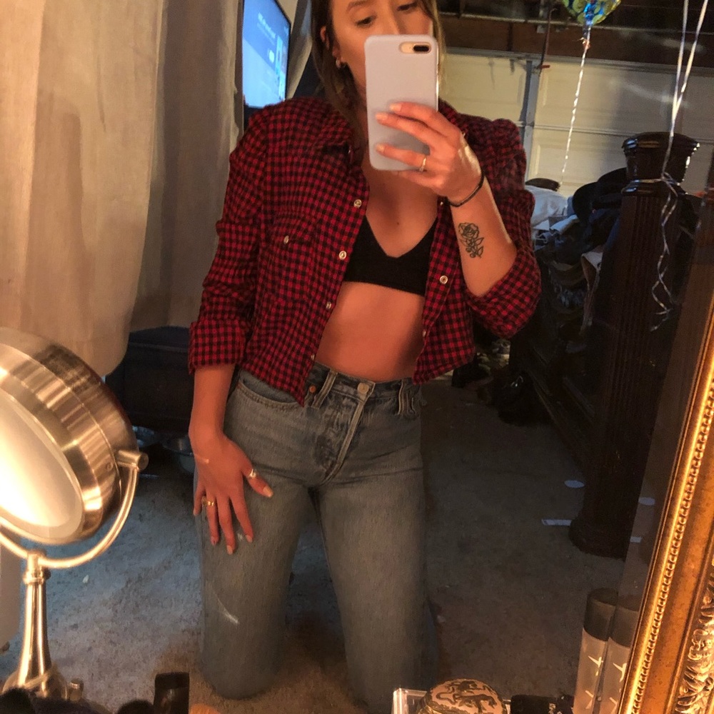 Cropped flannel - Picture 4 of 4